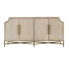 Modern Ivory Four-Door Sideboard