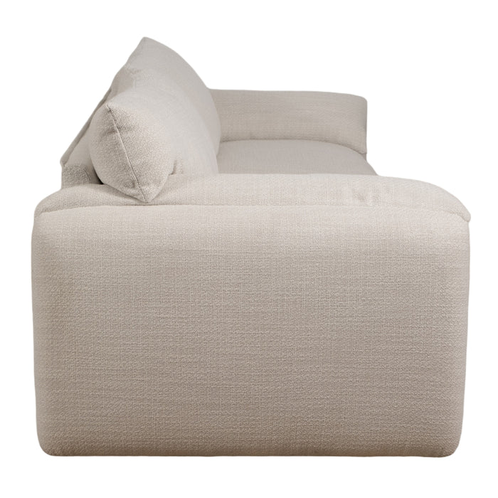 Upholstered Ivory Sofa