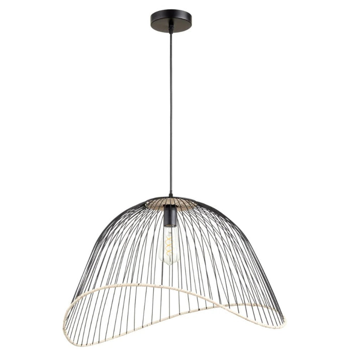 Matte Black Canopy Pendant