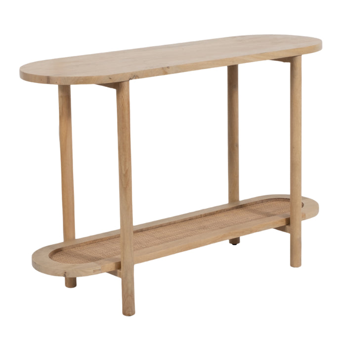 Natural Oblong Shape Console