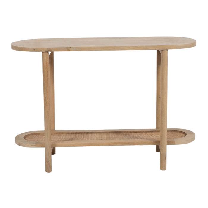 Natural Oblong Shape Console