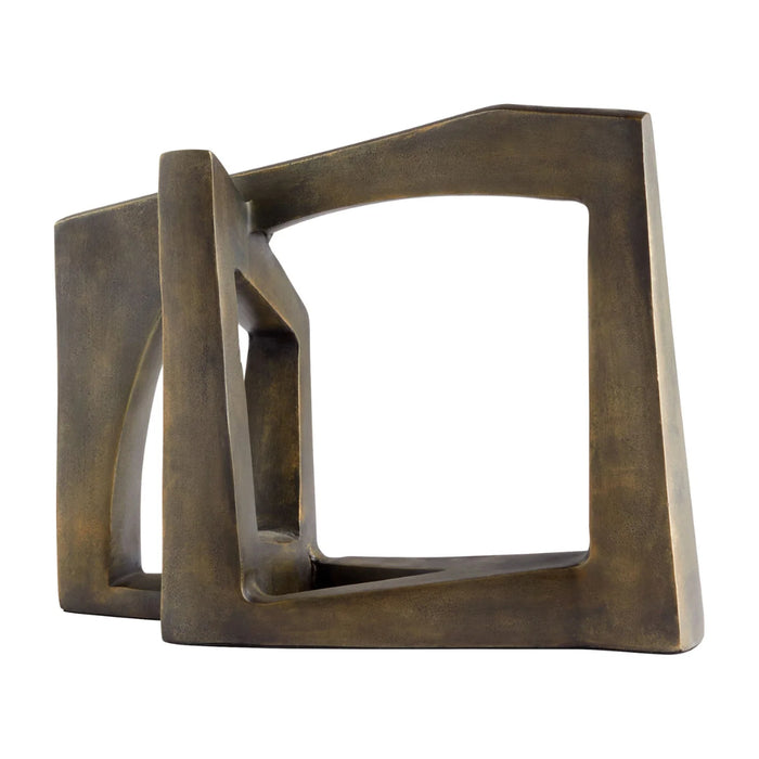 Geometric Bronze Sculpture