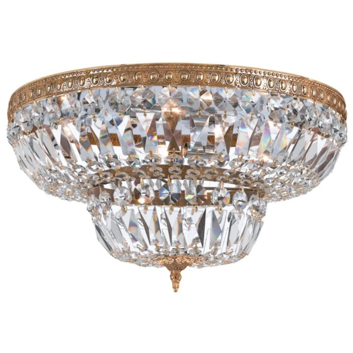 8-Light Crystal Ceiling Flush Mount