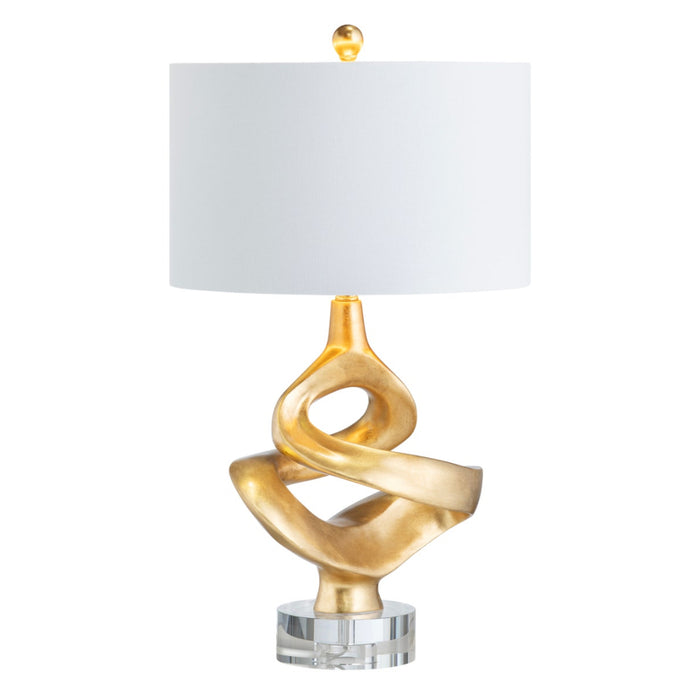 Gold Sculptural Table Lamp