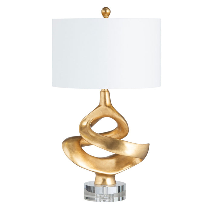 Gold Sculptural Table Lamp