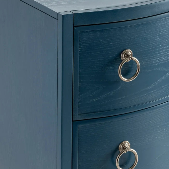 Transitional Blue 3-Drawer Dresser