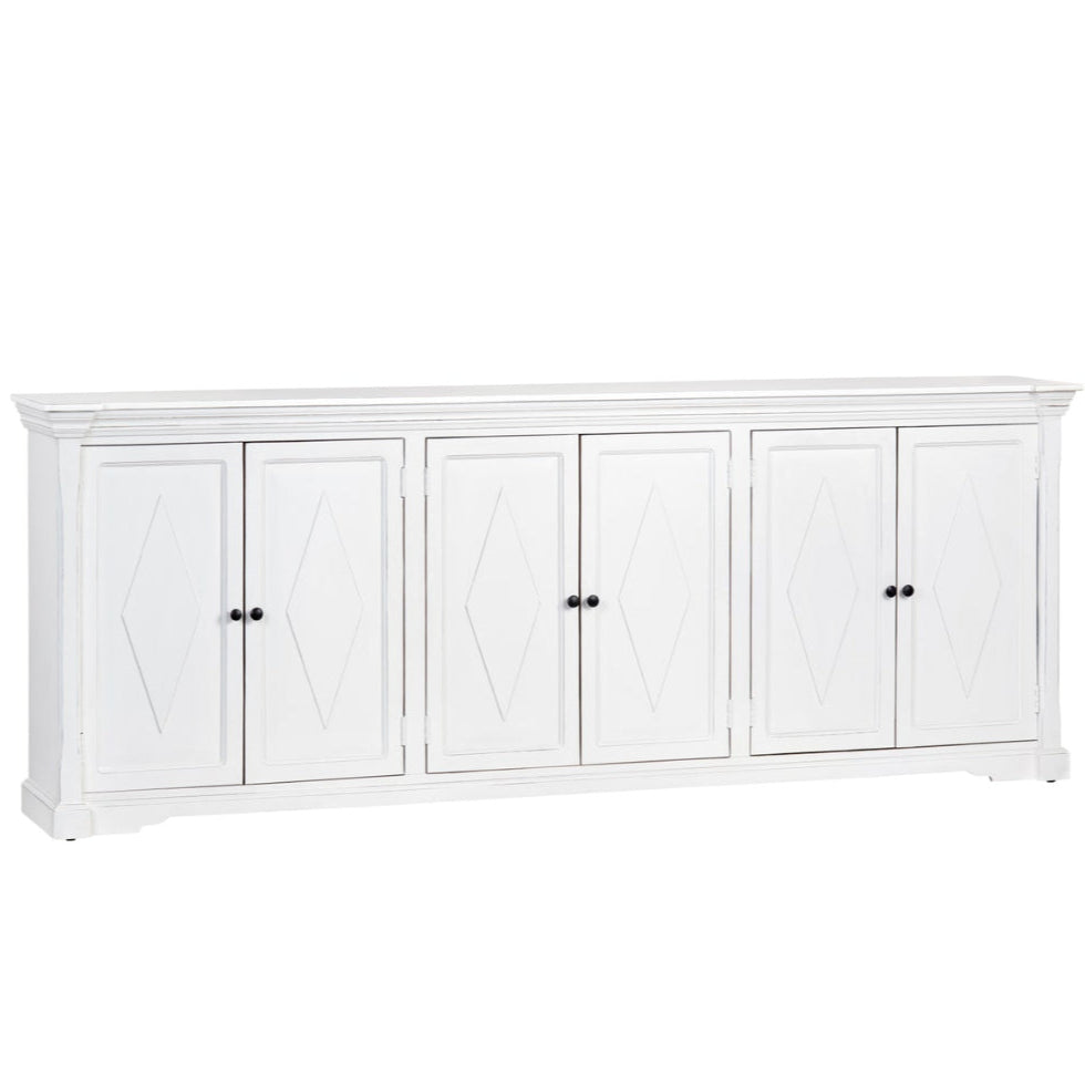 Diamond White 6-Door Sideboard