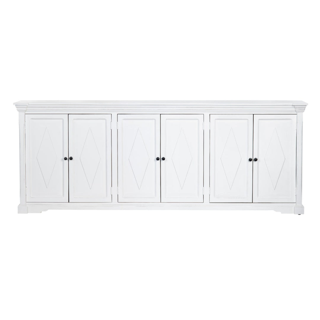 Diamond White 6-Door Sideboard