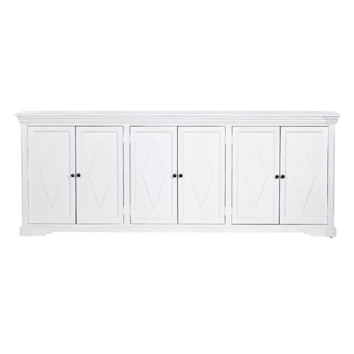 Diamond White 6-Door Sideboard