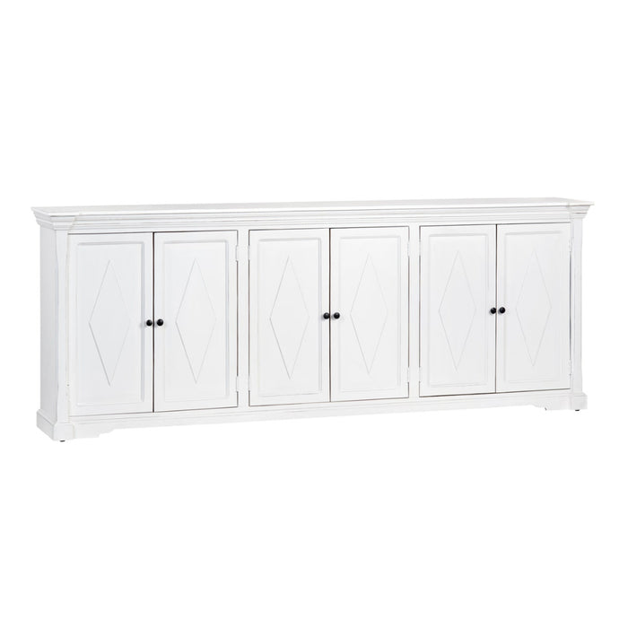 Diamond White 6-Door Sideboard