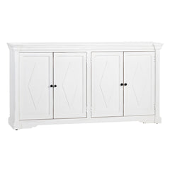 Diamond White 4-Door Sideboard