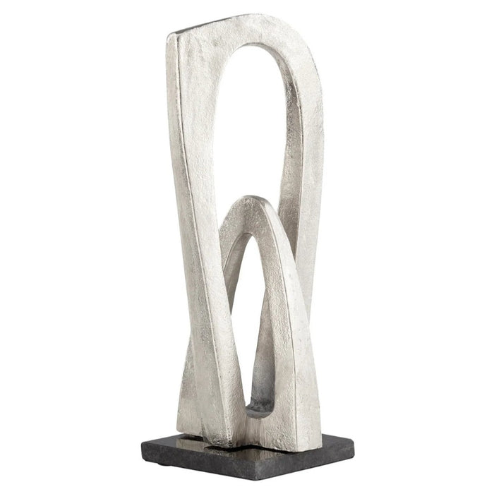 Silver Double Arch Sculpture