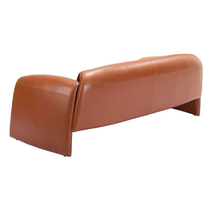 Draped Brown Sofa