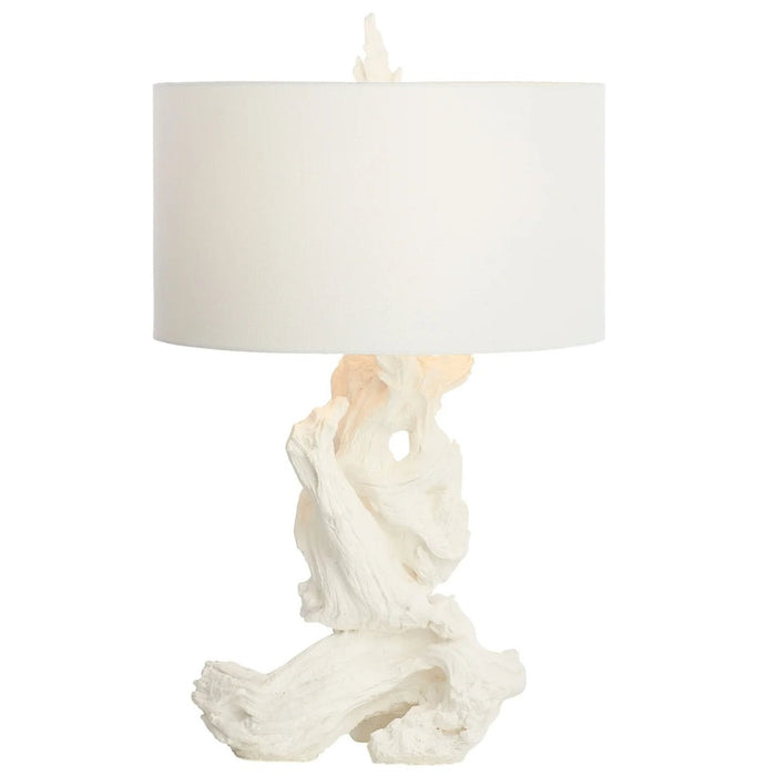 White Driftwood Table Lamp