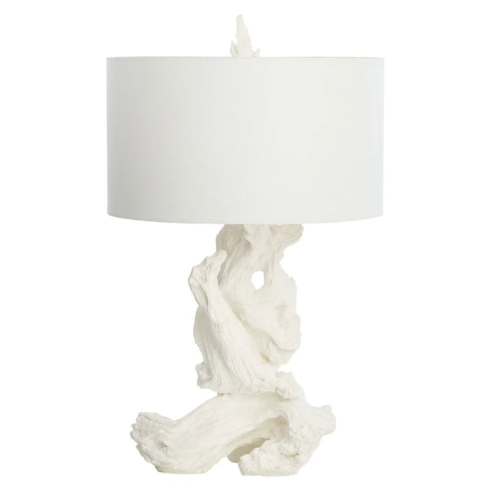 White Driftwood Table Lamp