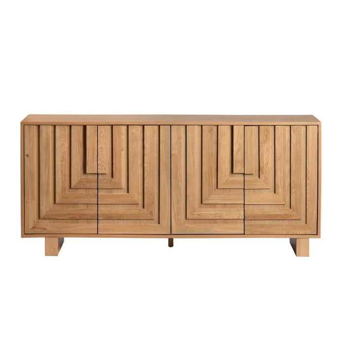 Modern Wooden Four-Door Sideboard