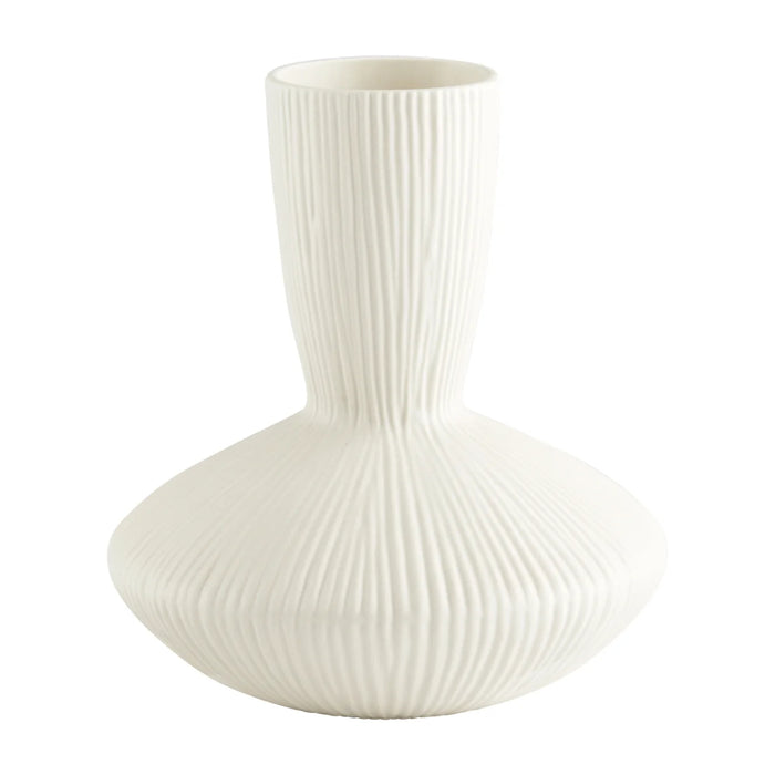 Large White Ceramic Vase