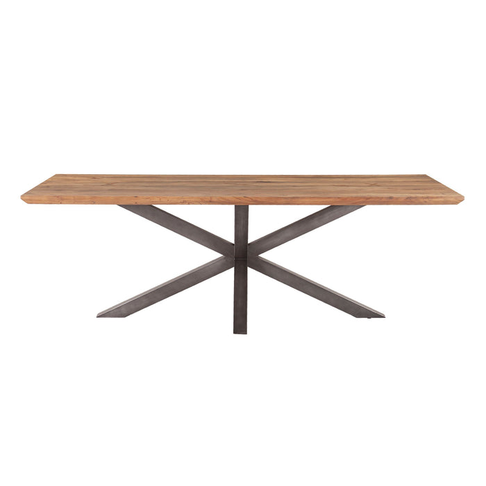 Modern Industrial Starburst Base Dining Table