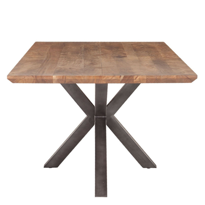 Modern Industrial Starburst Base Dining Table