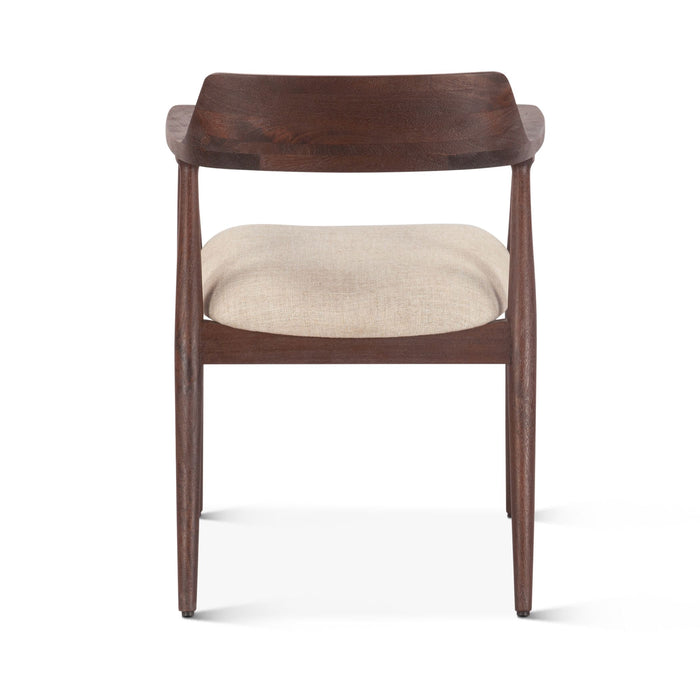 Mid-Century Wooden Upholstered Dining Chair