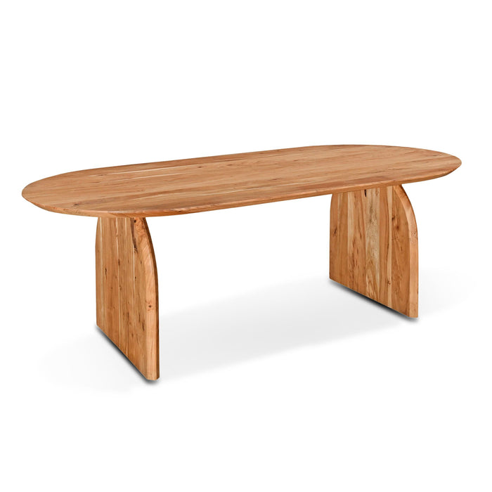 Natural Acacia Wood Dining Table