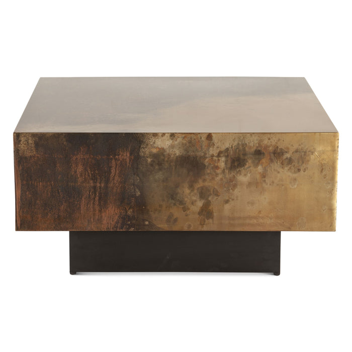 Modern Copper Block Coffee Table