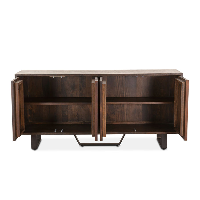 Rustic Premium Dark Walnut Sideboard