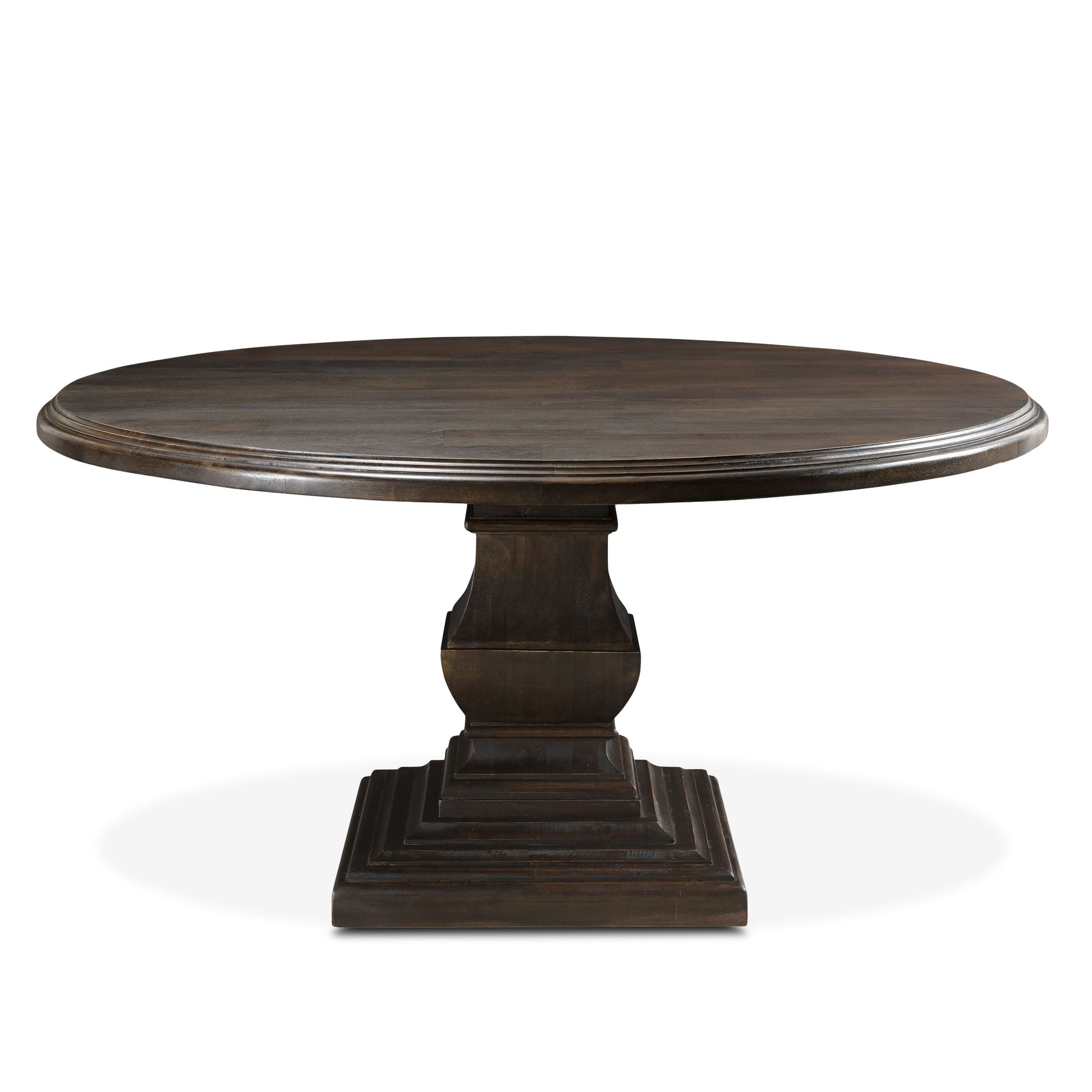 60" Vintage Brown Dining Table