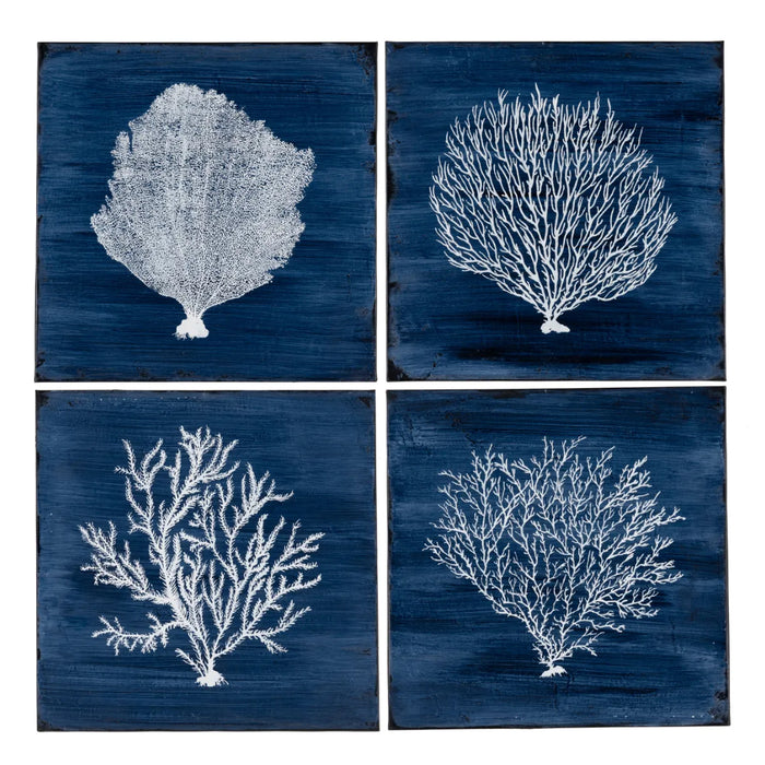 White Corals Wall Art