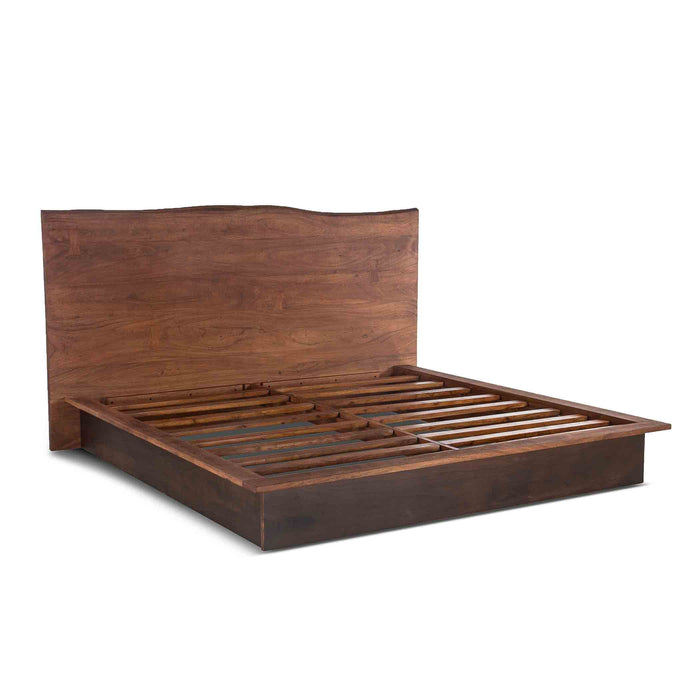 San Marino Rustic Wood Platform Bed