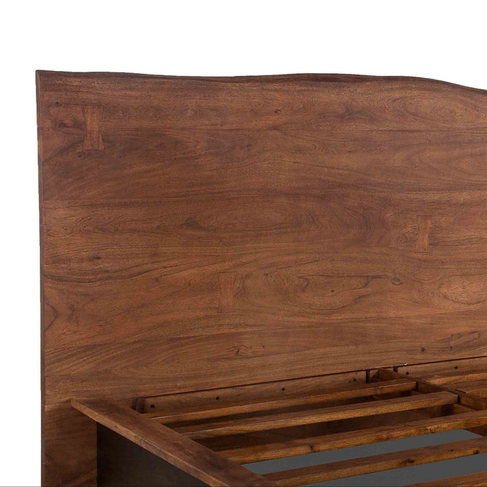 San Marino Rustic Wood Platform Bed