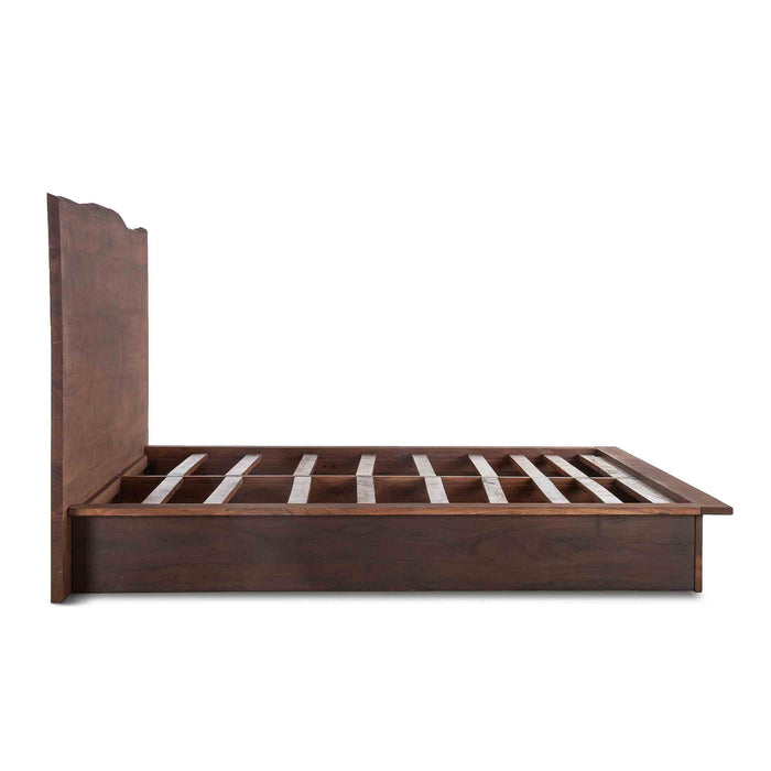 San Marino Rustic Wood Platform Bed