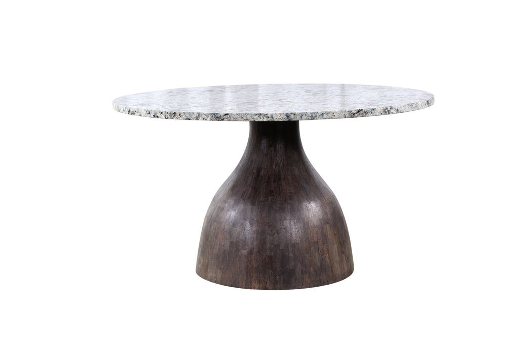 Alaska Island Marble Top Dining Table