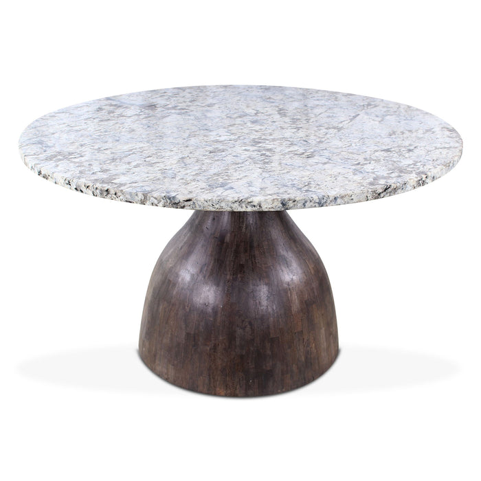 Alaska Island Marble Top Dining Table