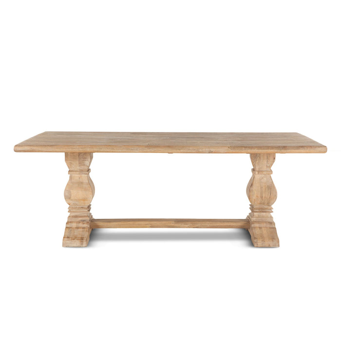 Chunky Farmhouse Antique Oak Dining Table