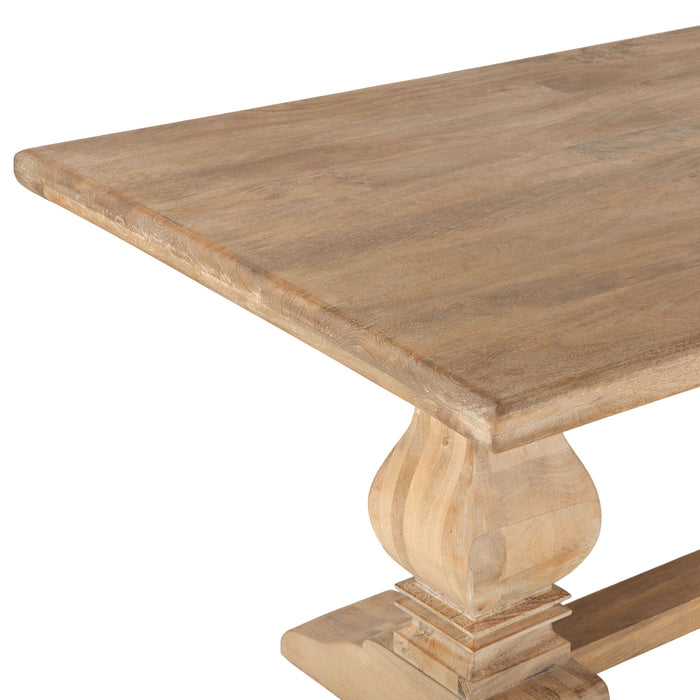 Chunky Farmhouse Antique Oak Dining Table