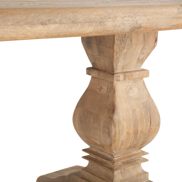 Chunky Farmhouse Antique Oak Dining Table