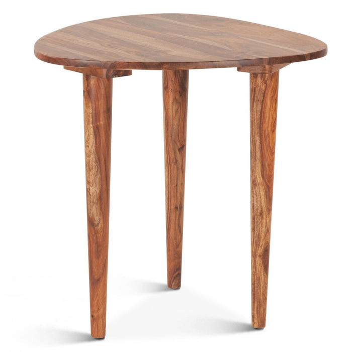 Sheesham Natural Wood Accent Table