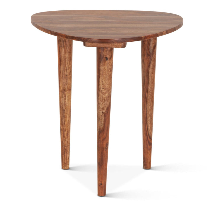 Sheesham Natural Wood Accent Table