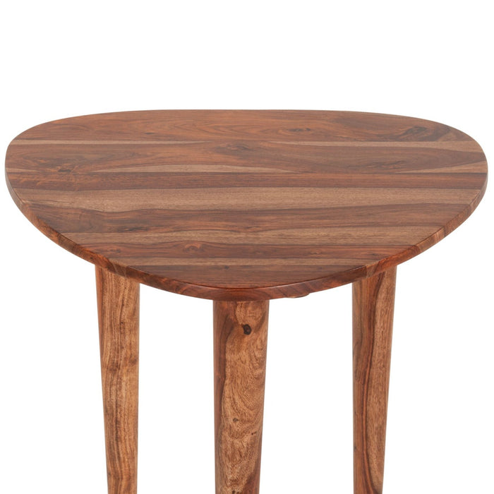 Sheesham Natural Wood Accent Table