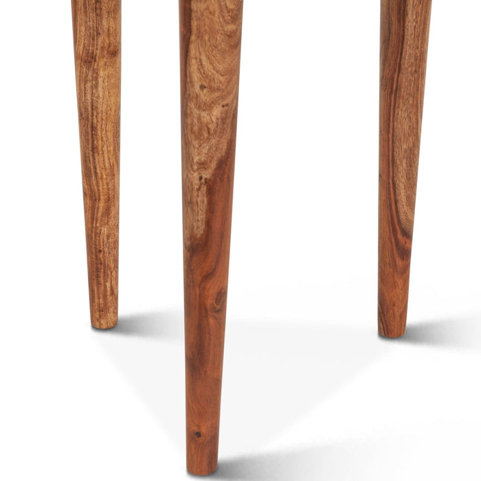 Sheesham Natural Wood Accent Table