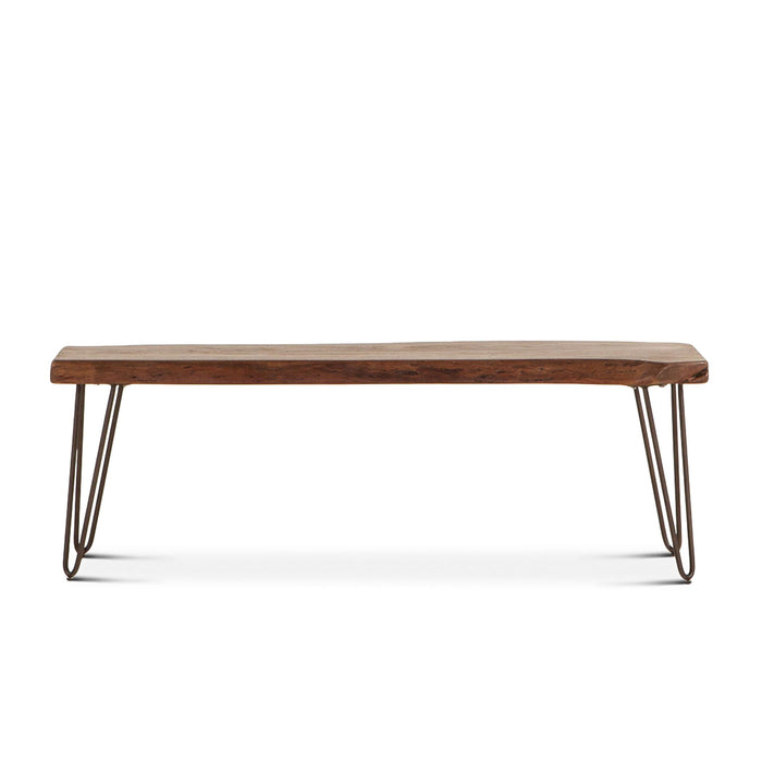 Mid-Century Modern Walnut Bench