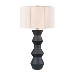 Geometric Black Base Table Lamp
