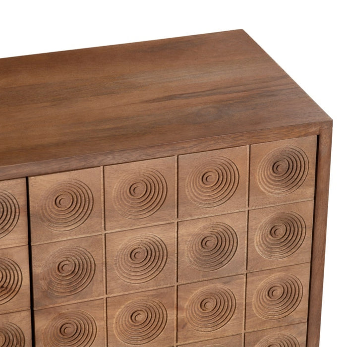 Geometric Circle Pattern Sideboard