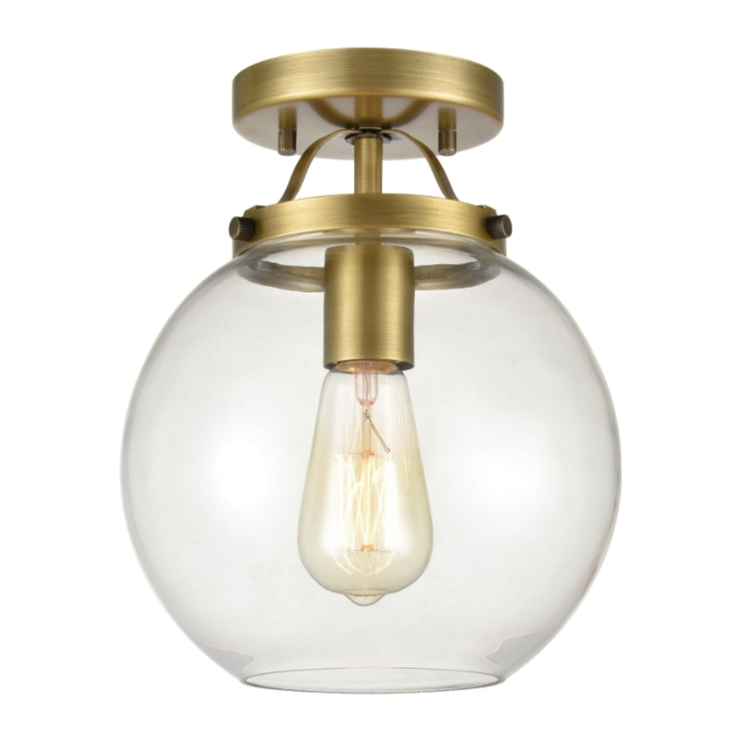 Glass Flush Mount Ceiling Light