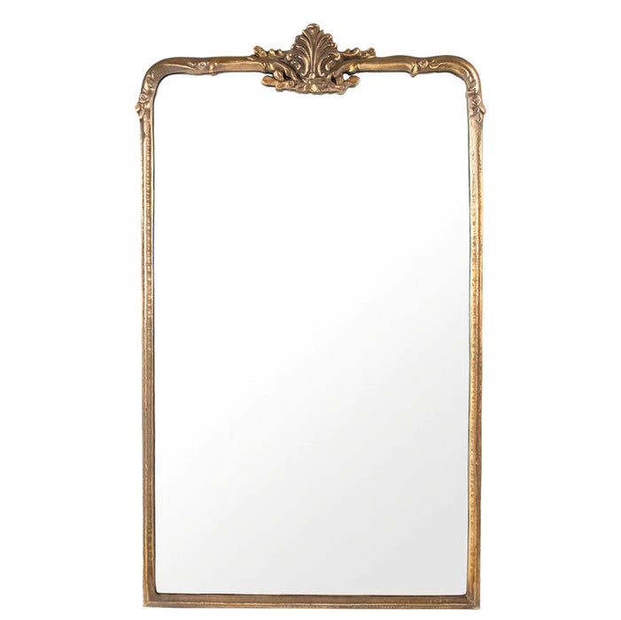 Golden Emblem Mantle Mirror