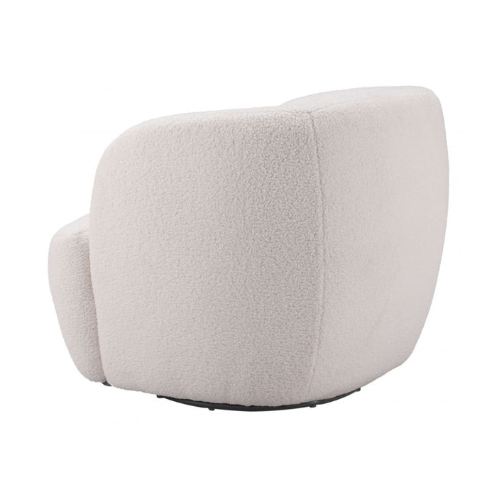 White Swivel Chair