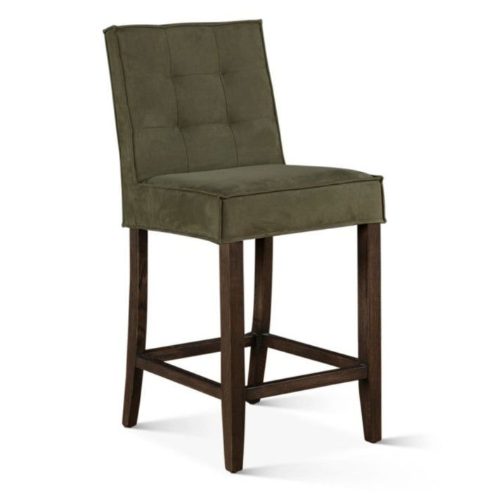 Green Eco Suede Counter Chair