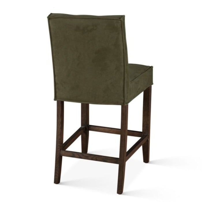 Green Eco Suede Counter Chair