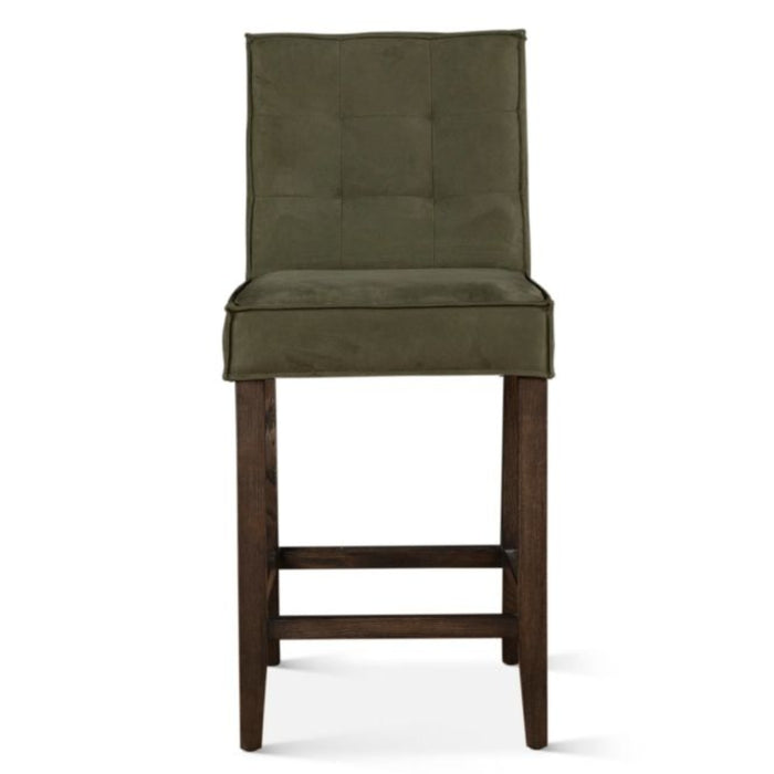 Green Eco Suede Counter Chair